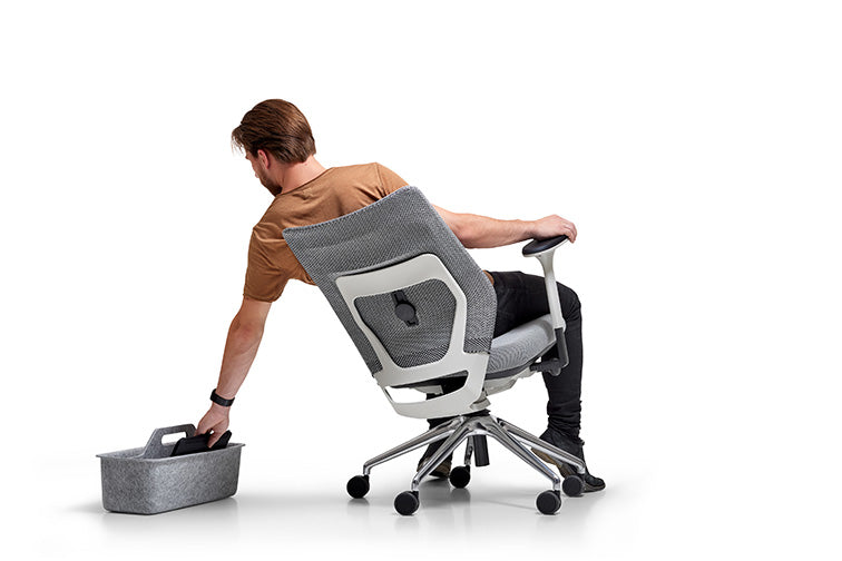 Ergonomie 360 Grad Synchromechanik Bürostuhl Asiento grau | Primo Vero GmbH | Bürostühle Chur