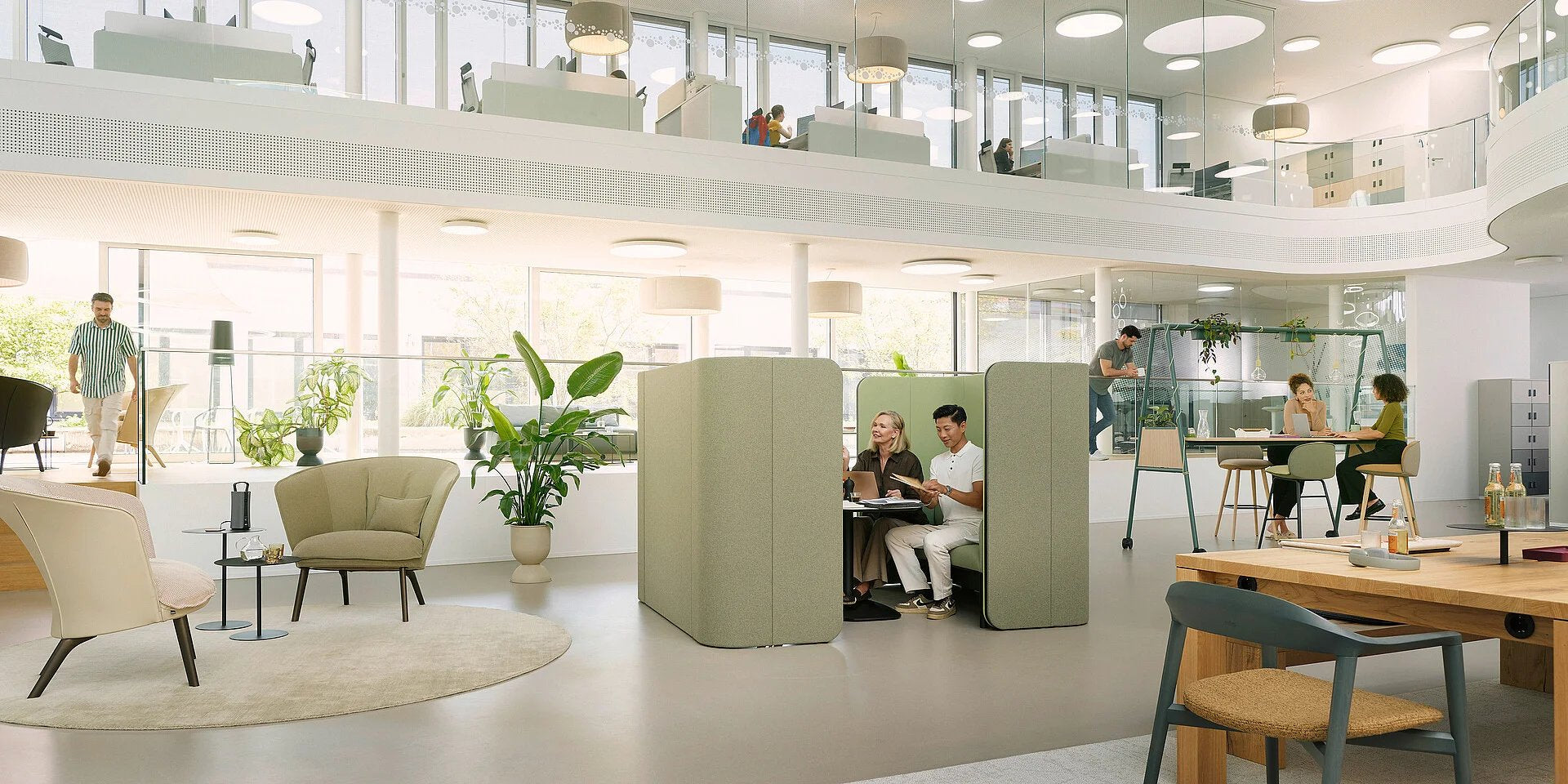 Sedus se:hive – Rückzugs-Kokons im offenen Büro