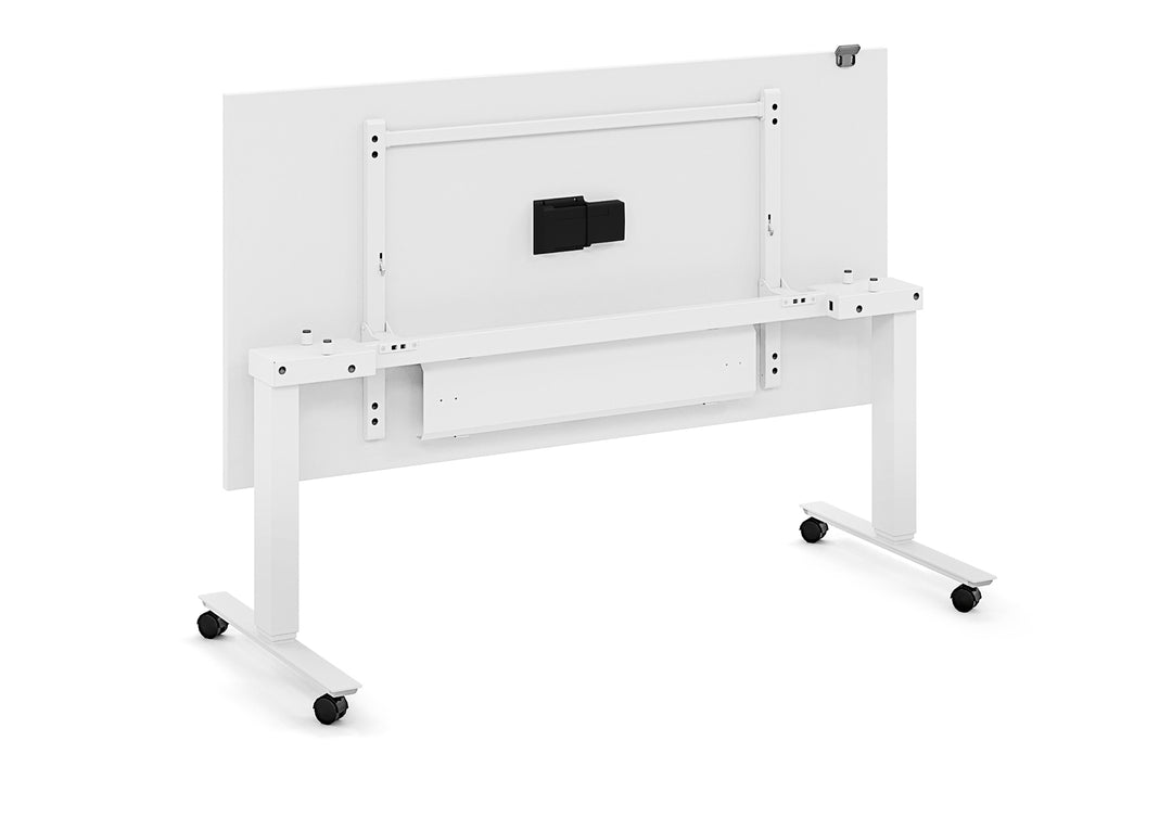 Schreibtisch elektrisch höhenverstellbar | Topspin | Rechteckform | konfigurierbar - Primo Vero