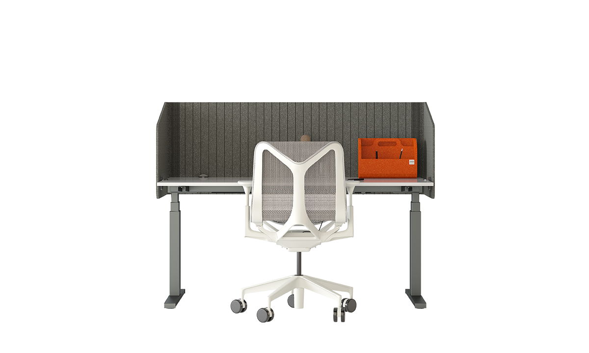 Arbeitsplatztrenner Wrap – Akustische Tischtrenner – Produktabbildung 6