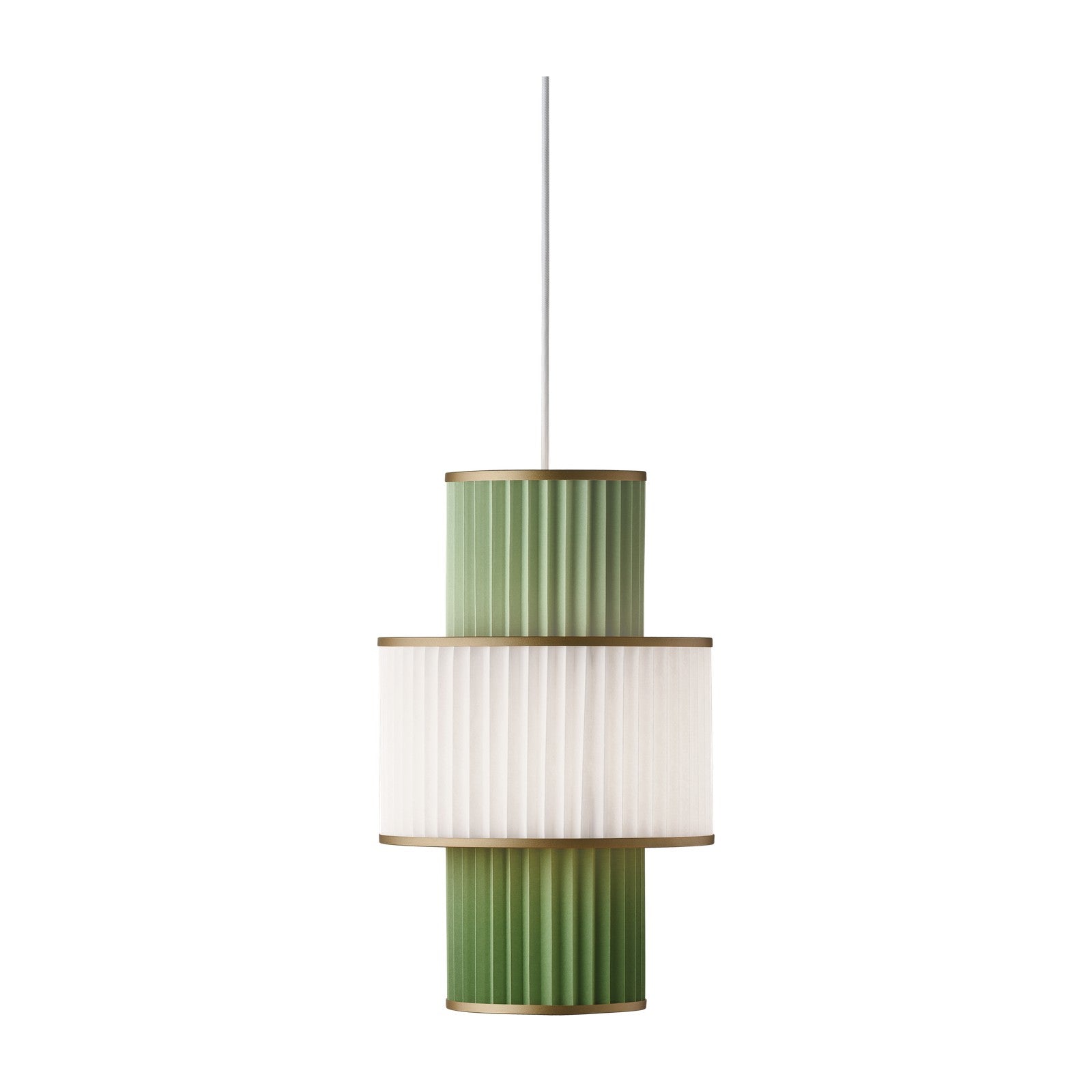 Modell 111 Plivello Pendelleuchte von LE KLINT, weitere Ansicht auf Weiss