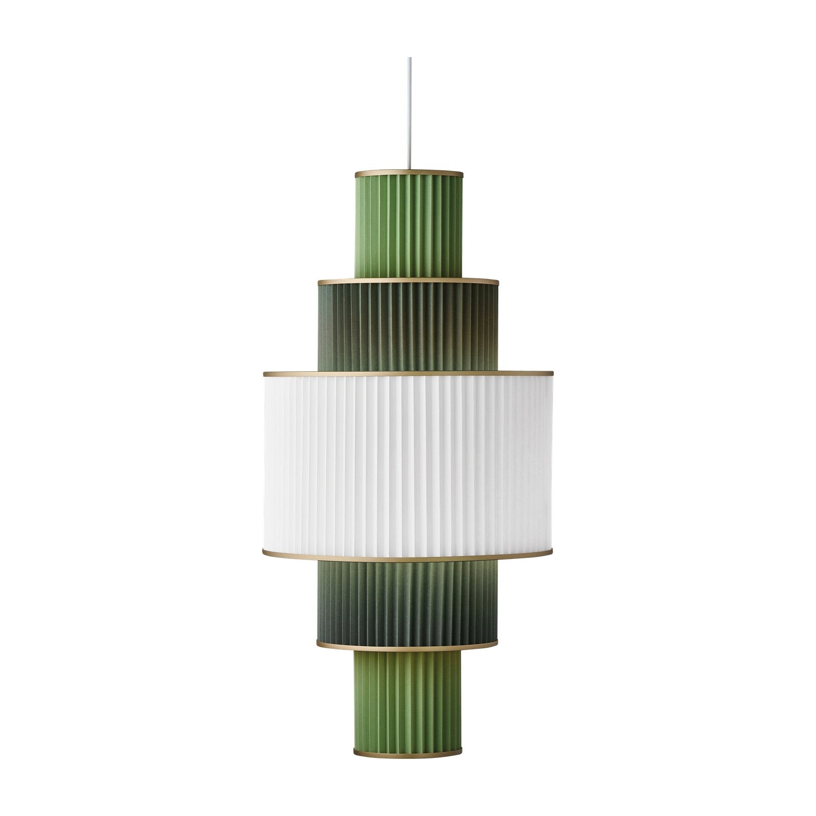 Modell 113 Plivello Pendelleuchte von LE KLINT, weitere Ansicht auf Weiss