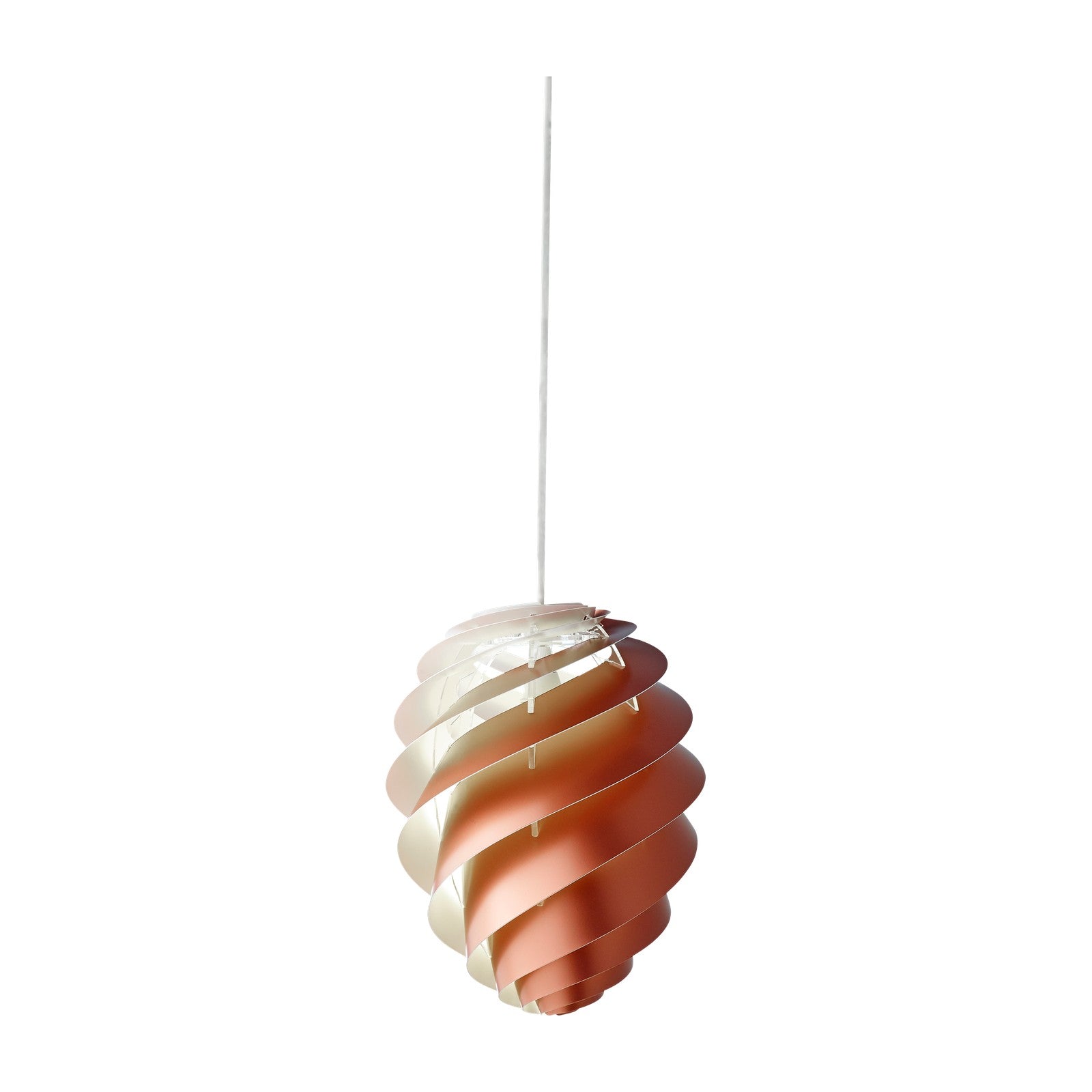 Modell 1312 Swirl 2 Pendelleuchte von LE KLINT, weitere Ansicht auf Weiss