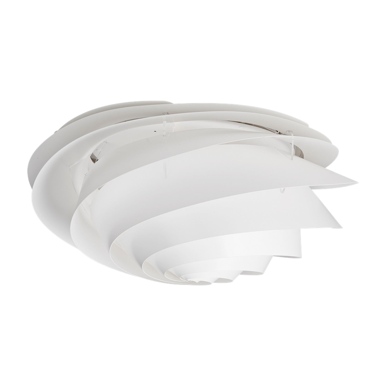 Modell 1320 Swirl Deckenleuchte von LE KLINT, weitere Ansicht auf Weiss