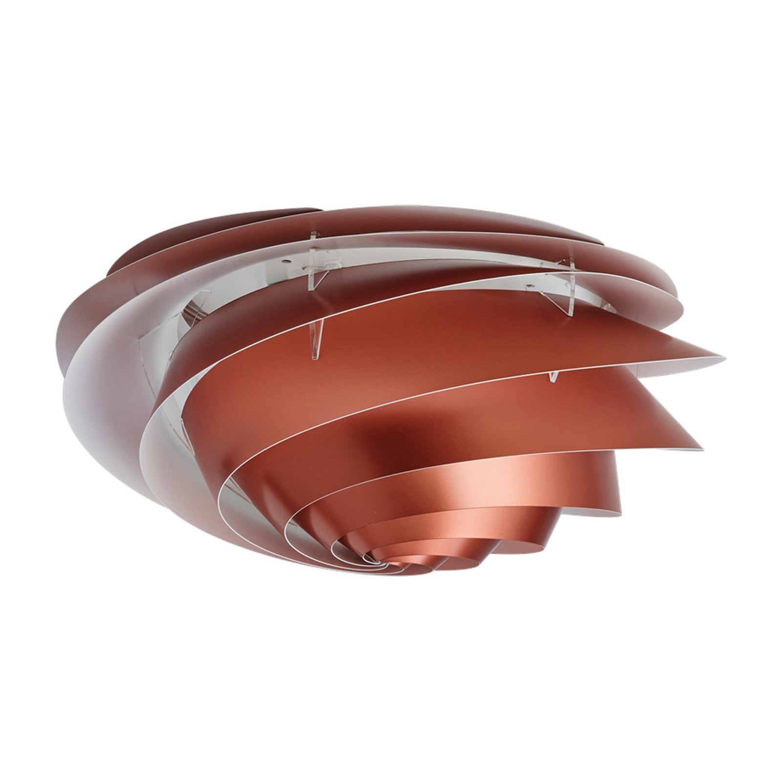 Modell 1320 Swirl Deckenleuchte von LE KLINT, Detailaufnahme auf Weiss