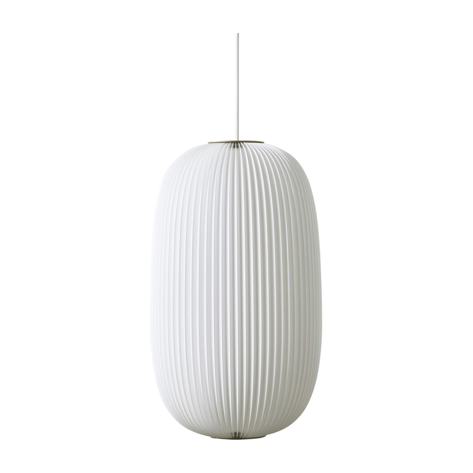 Modell 133 Lamella 2 Pendelleuchte von LE KLINT, Detailaufnahme auf Weiss