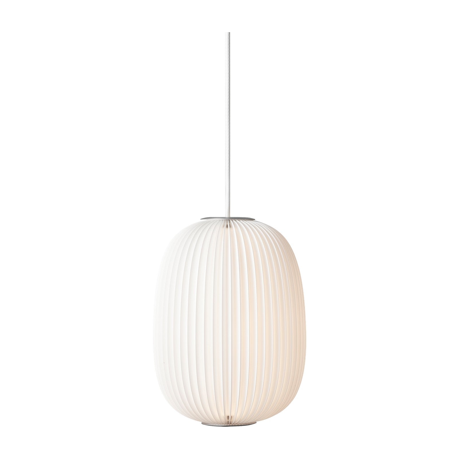 Modell 135 Lamella 4 Pendelleuchte von LE KLINT, weitere Ansicht auf Weiss