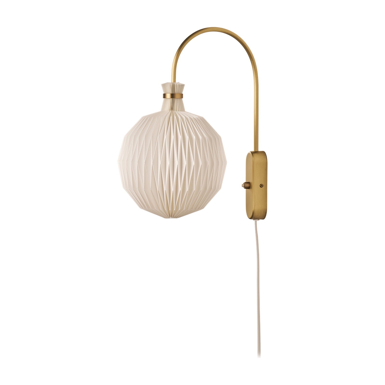 Modell 201 KAARE KLINT Legacy Wandleuchte von LE KLINT, weisser Freisteller