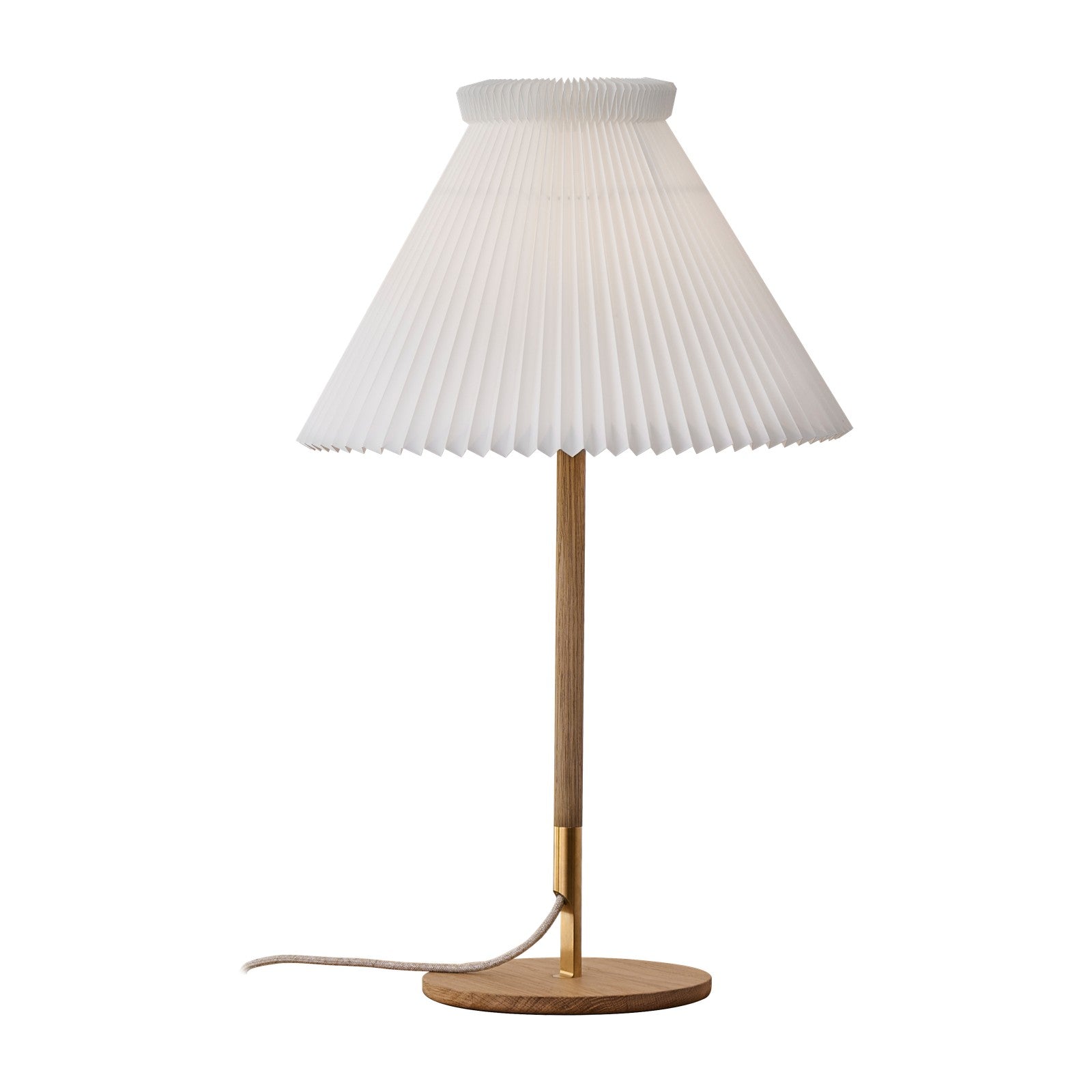 Modell 328 LK 80 Tischleuchte von LE KLINT, weitere Ansicht auf Weiss