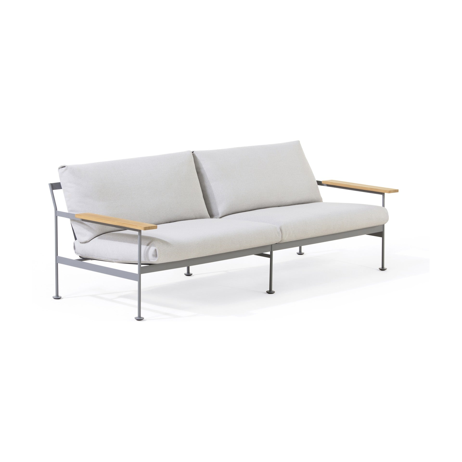Jugo Sofa | Outdoor von Prostoria, freigestellt vor weissem Hintergrund, Seitenansicht.