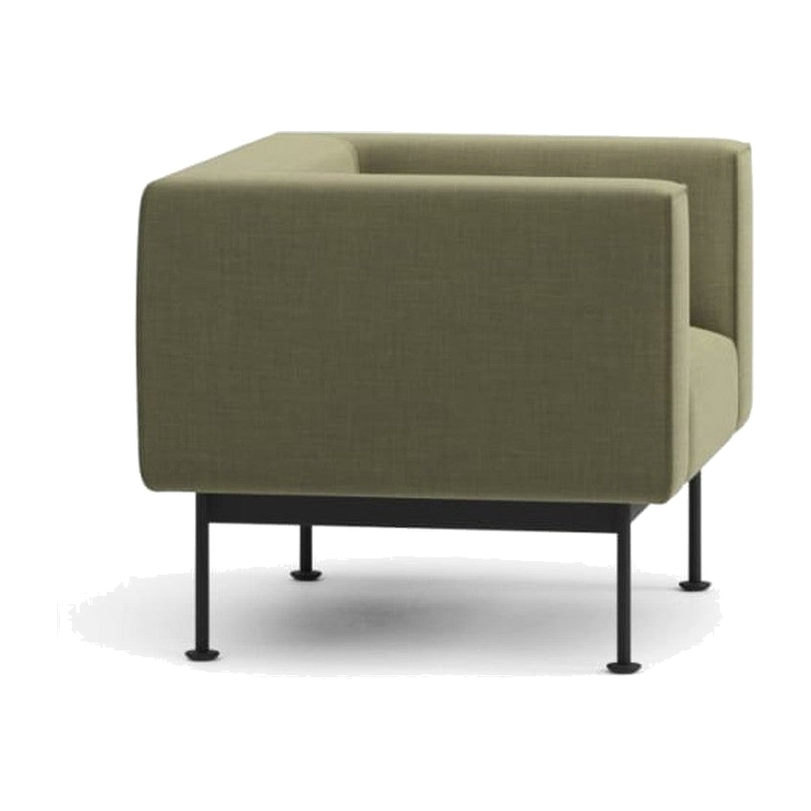 Convert Loungesessel | Outdoor von Prostoria, freigestellt vor weissem Hintergrund, Seitenansicht.