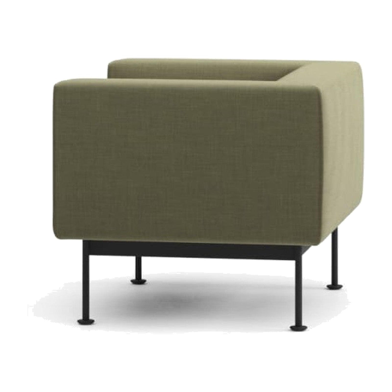 Convert Loungesessel | Outdoor von Prostoria, freigestellt vor weissem Hintergrund, Ansicht von schräg hinten.