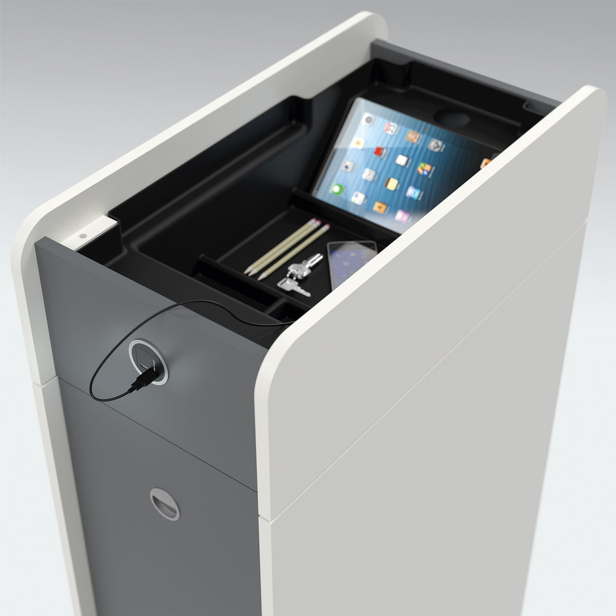 Orgacontainer Concept Q, USB-Anschluss