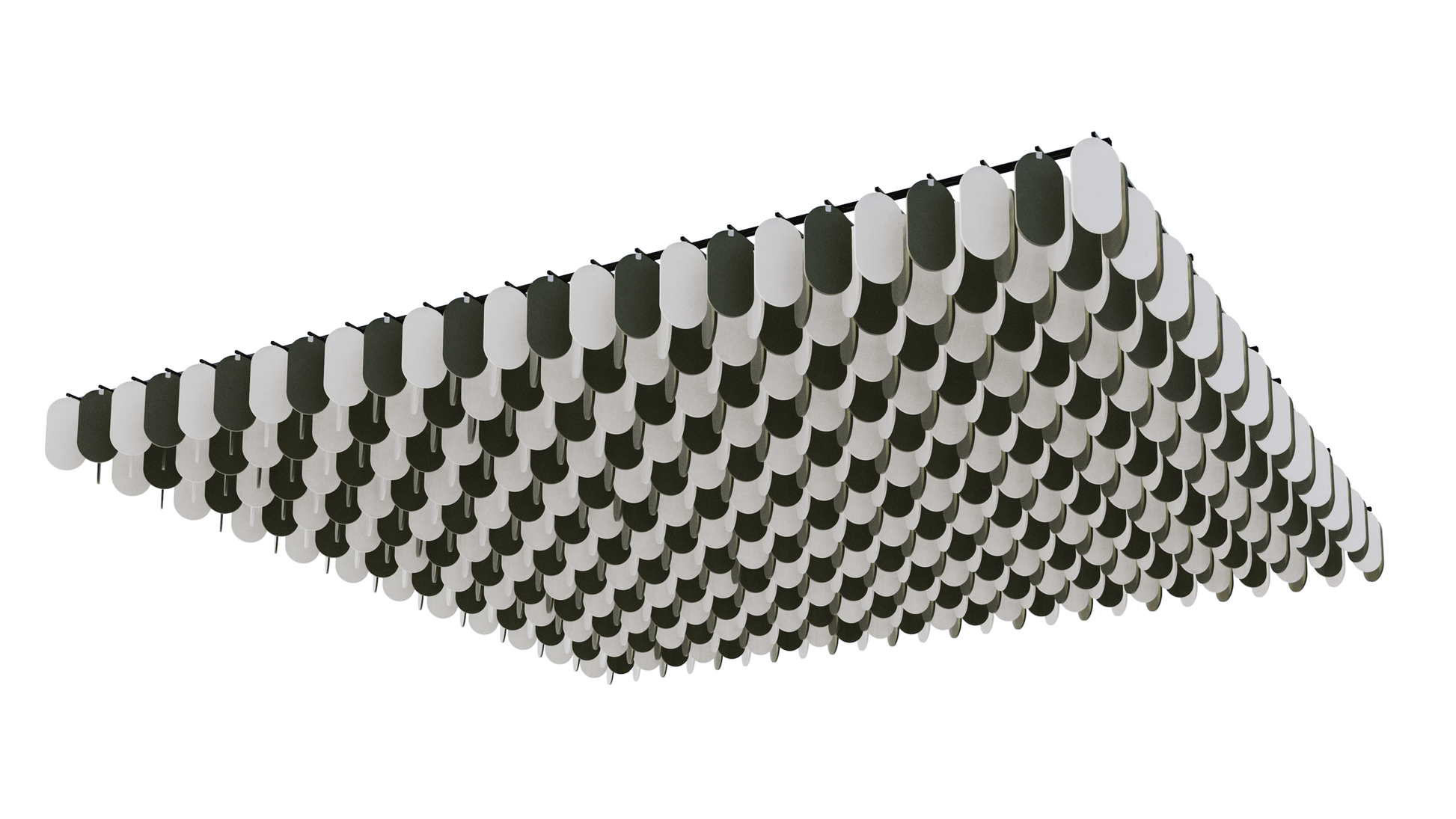 Massgeschneidertes Deckensystem Flock – Deckenbaffel – Produktabbildung 8