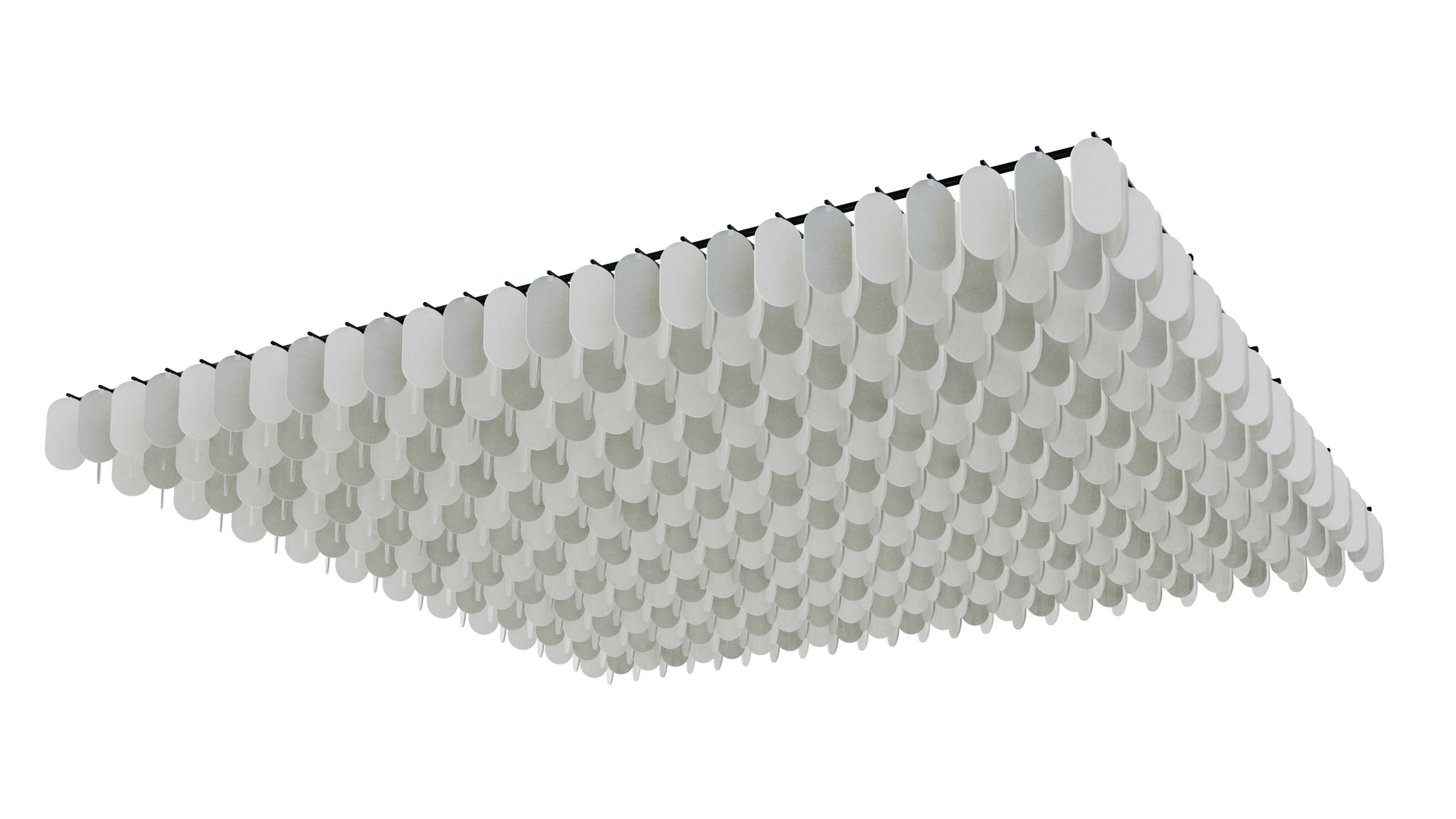 Massgeschneidertes Deckensystem Flock – Deckenbaffel – Produktabbildung 10
