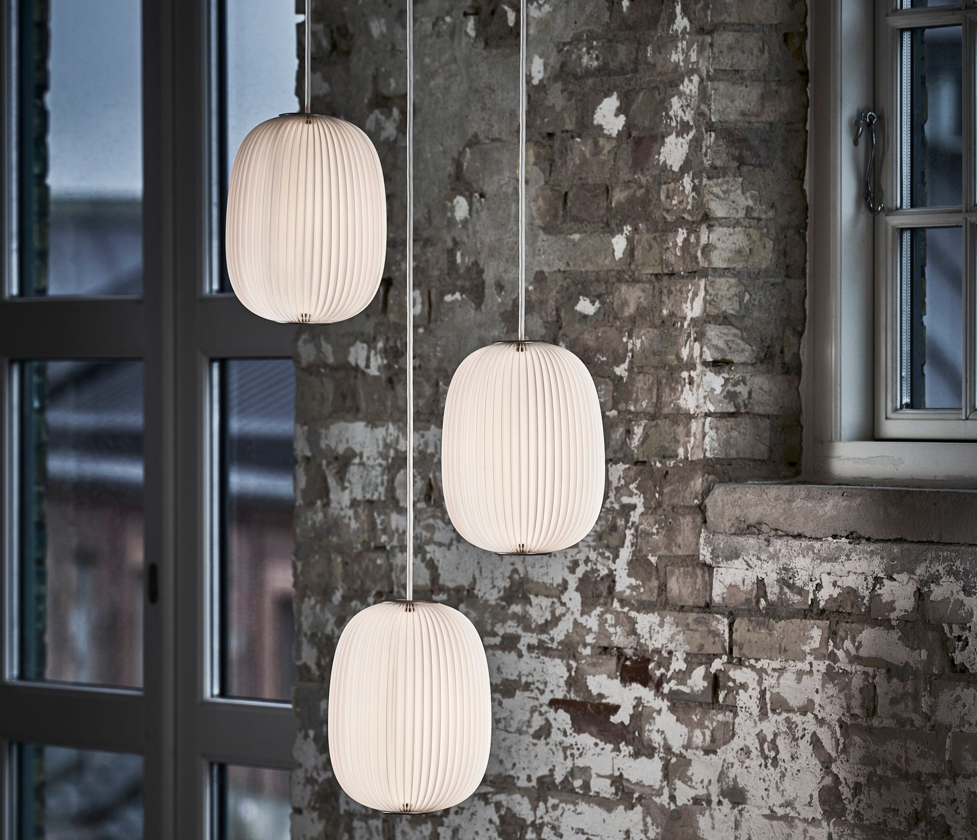 Modell 135 Lamella 4 Pendelleuchte von LE KLINT, Anwendungsbeispiel