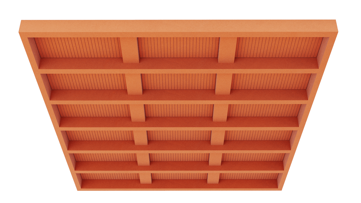 Deckensystem Mero in Electric Orange (464)