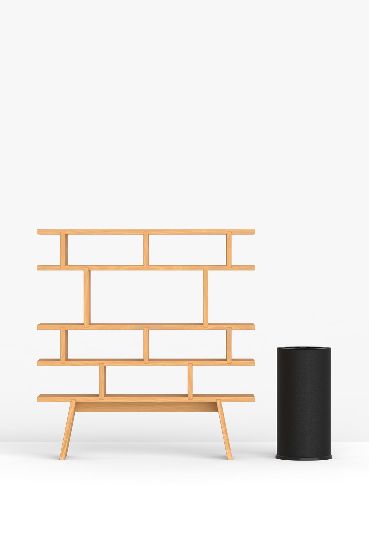 Regal Dovetail Cabinet mit Abfalleimer Revolved L