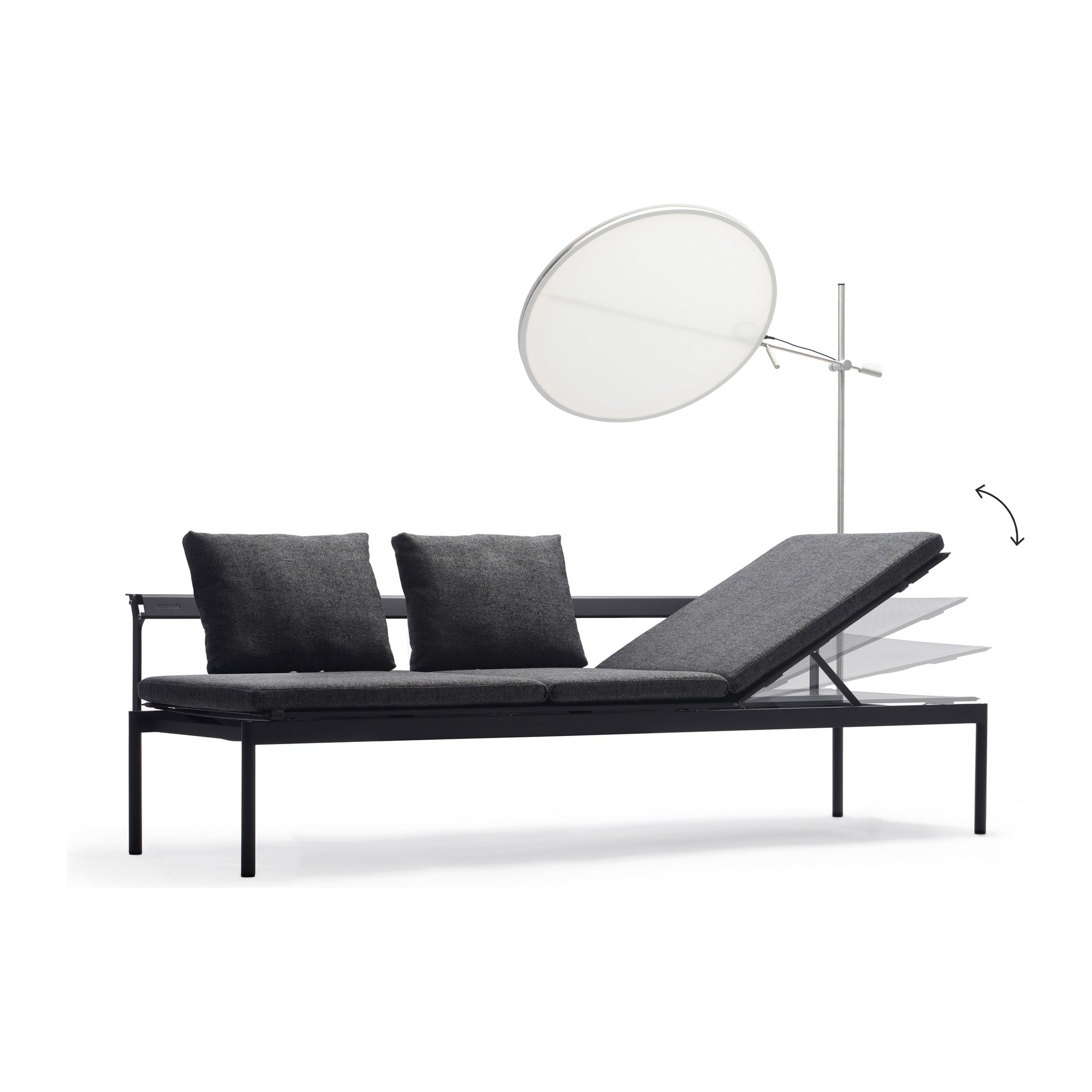 Sol+Luna von Extremis, Sonnenliege und Loungesofa (4)