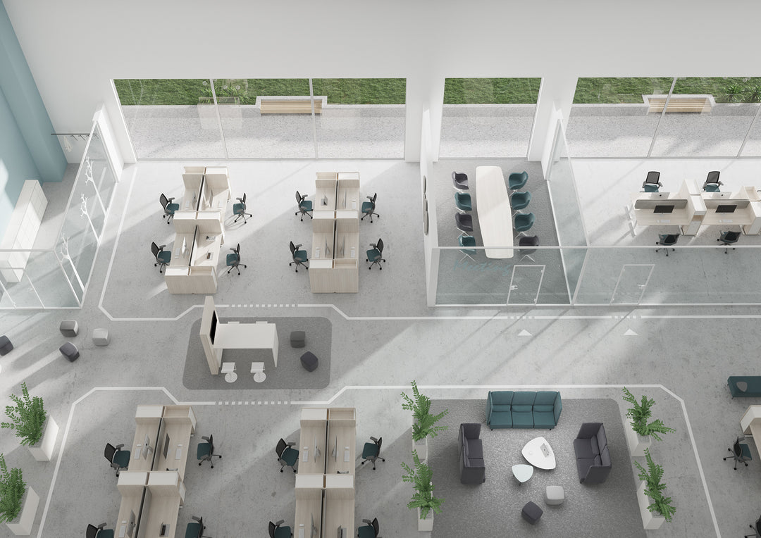3D Visualisierung Büroplanung | Primo Vero GmbH | Büromöbel Chur | Büromöbel Schweiz