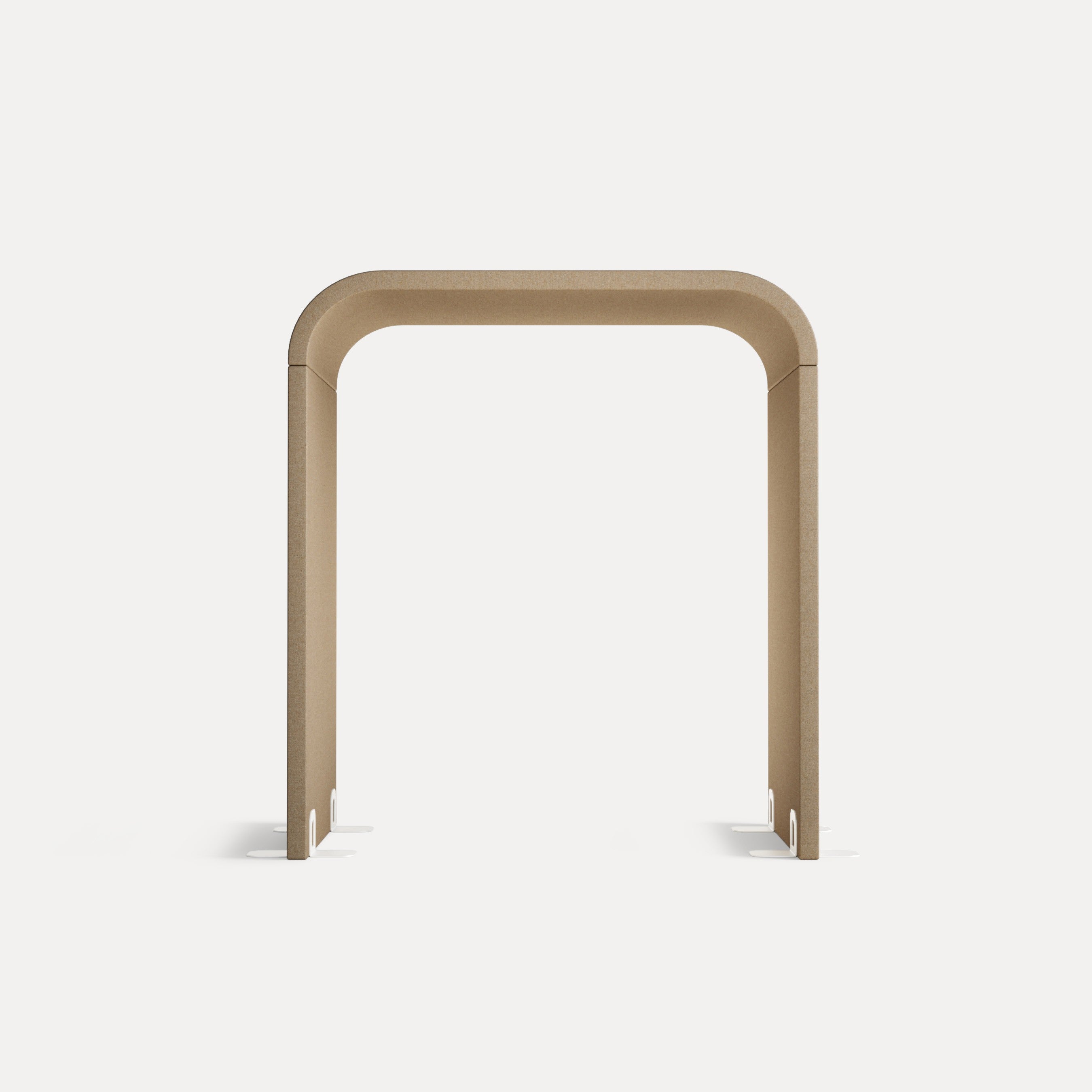 Arc Stellwand, Seitenansicht im modernen Büroambiente.