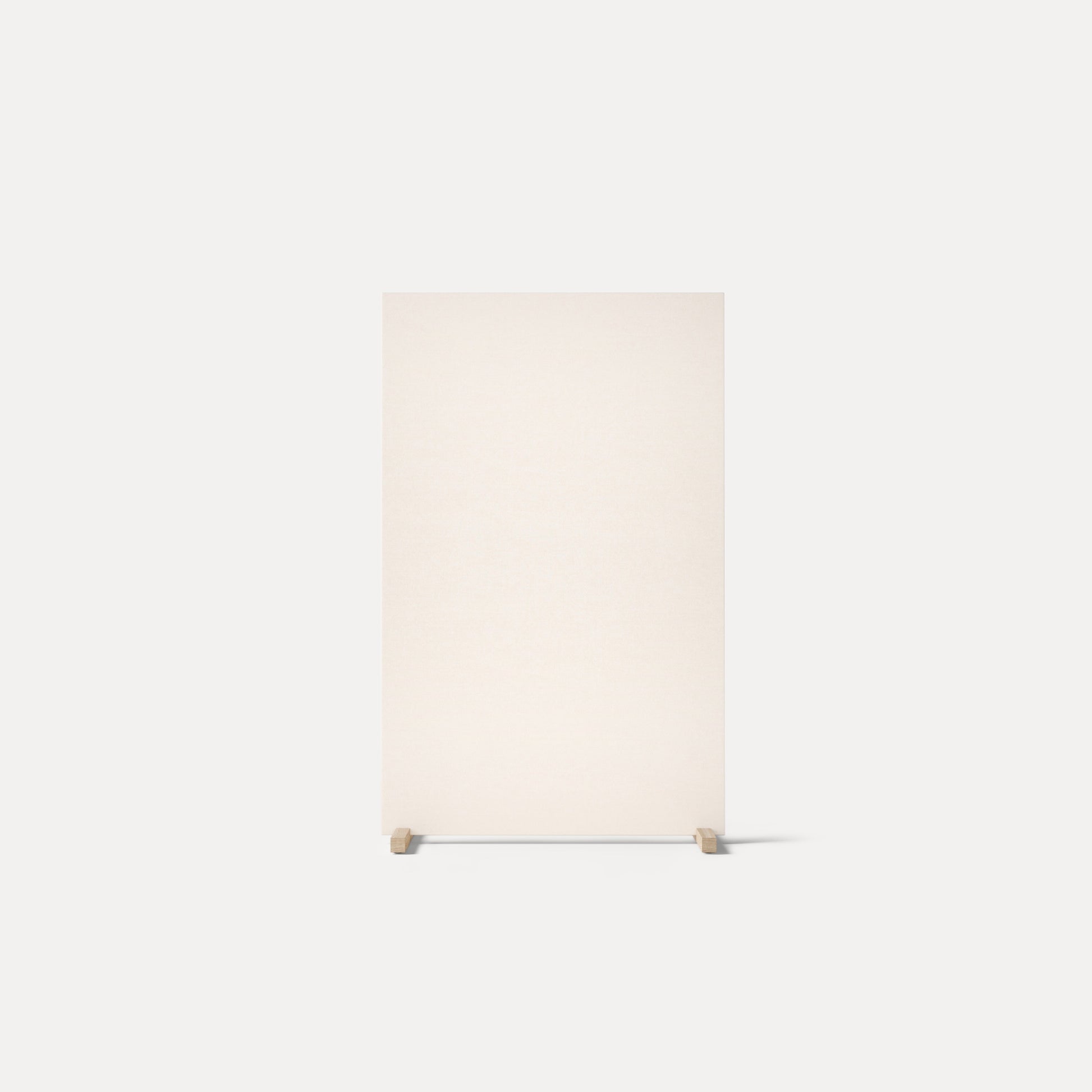 Akustikpaneel in klassischem Weiß, Frontansicht, ideal zur Schalloptimierung.