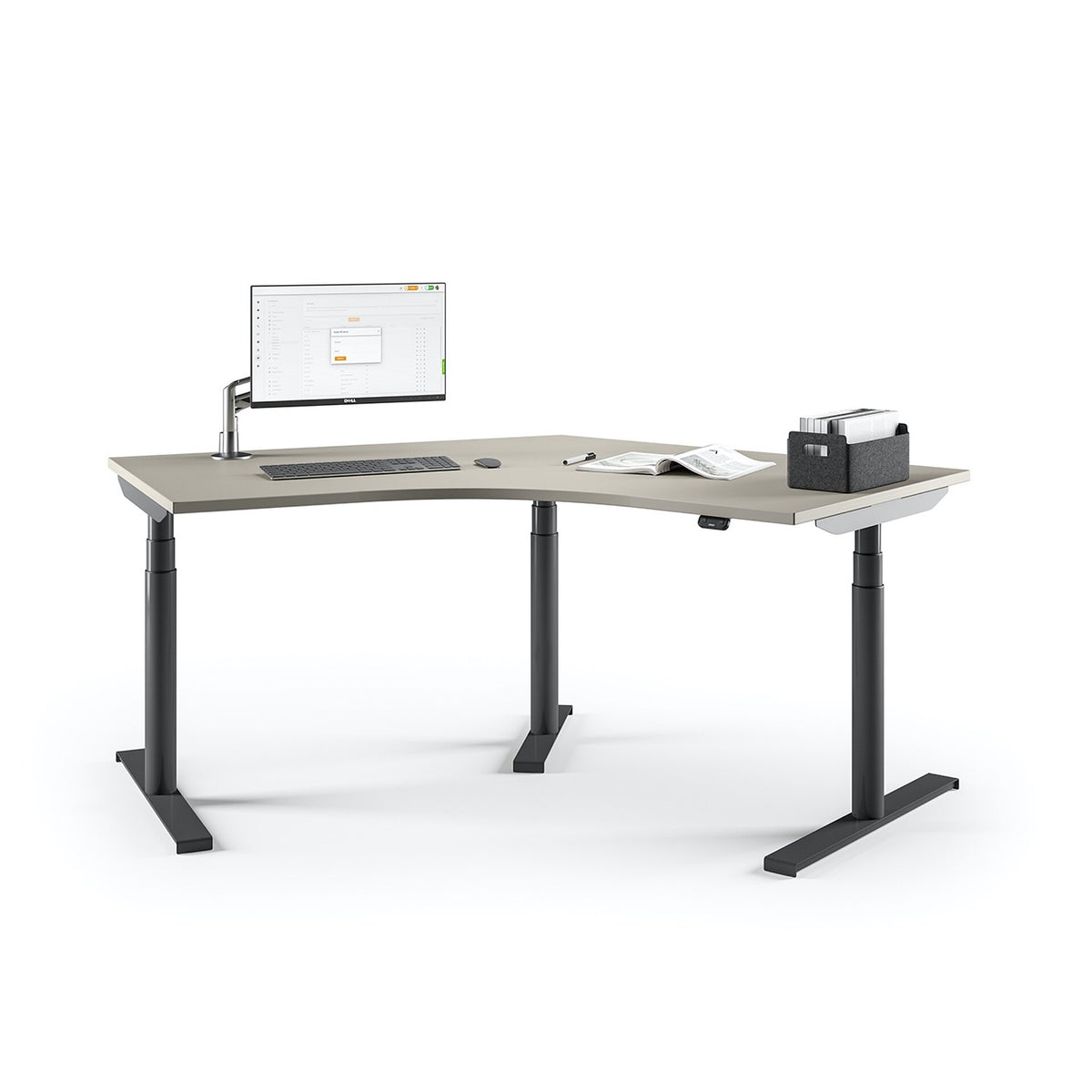 Schreibtisch Tensos, freigestellt