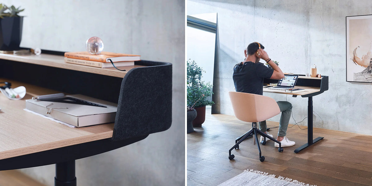 Elektrisch höhenverstellbarer Schreibtisch se:desk home, Produktabbildung 6