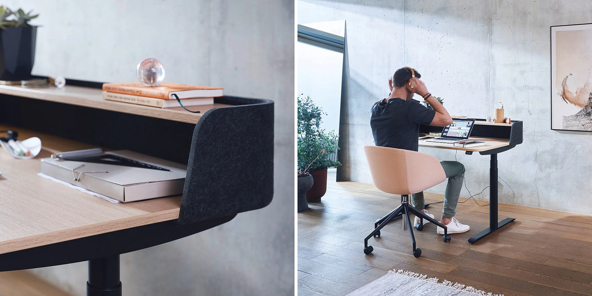 se:desk home – elektrisch höhenverstellbarer Schreibtisch – Produktabbildung 6