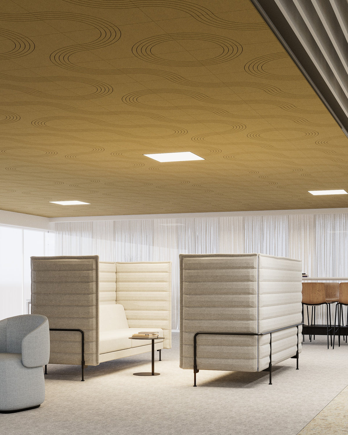 Nova von Impact Acoustic mit Oberfläche Truchet über einer Lounge