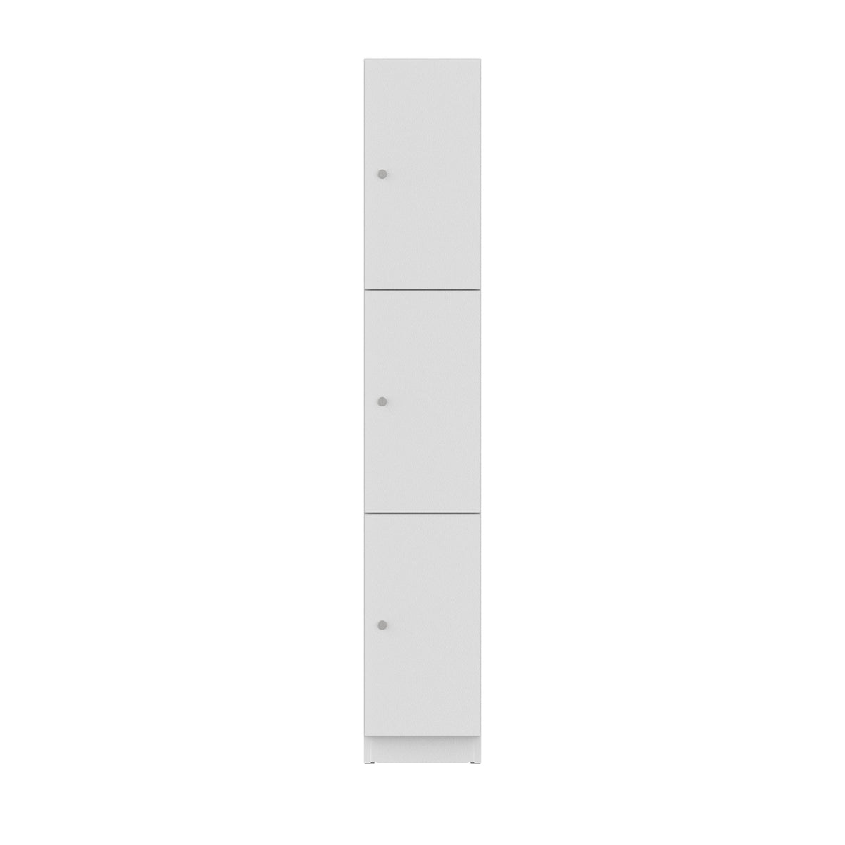 Aquarius SV1303 Fächerschrank aus Stahl auf Sockel, weiss