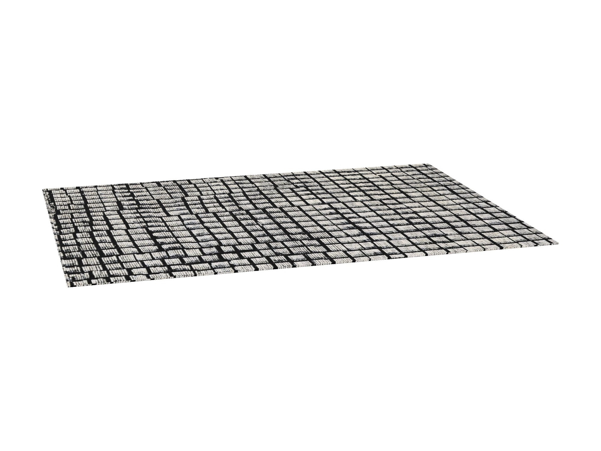 GAN Cobble, handgeknuepfter Wollteppich, freigestellt