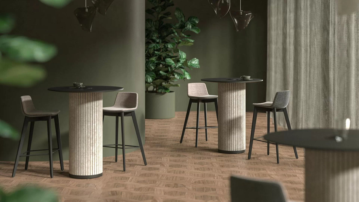 Hochtisch Parthos mit Stühlen Twist&Sit, Raumbild