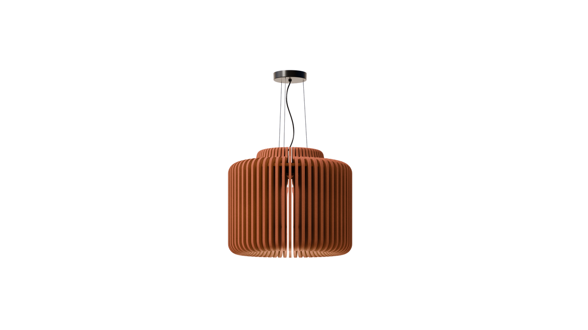 Akustikleuchte Aurelia in Terracotta (239)