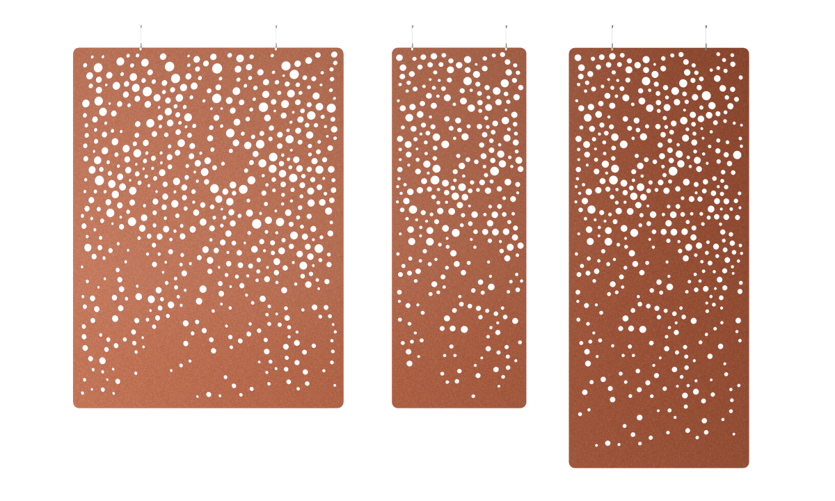 Raumtrenner Bubbles in Terracotta (239)