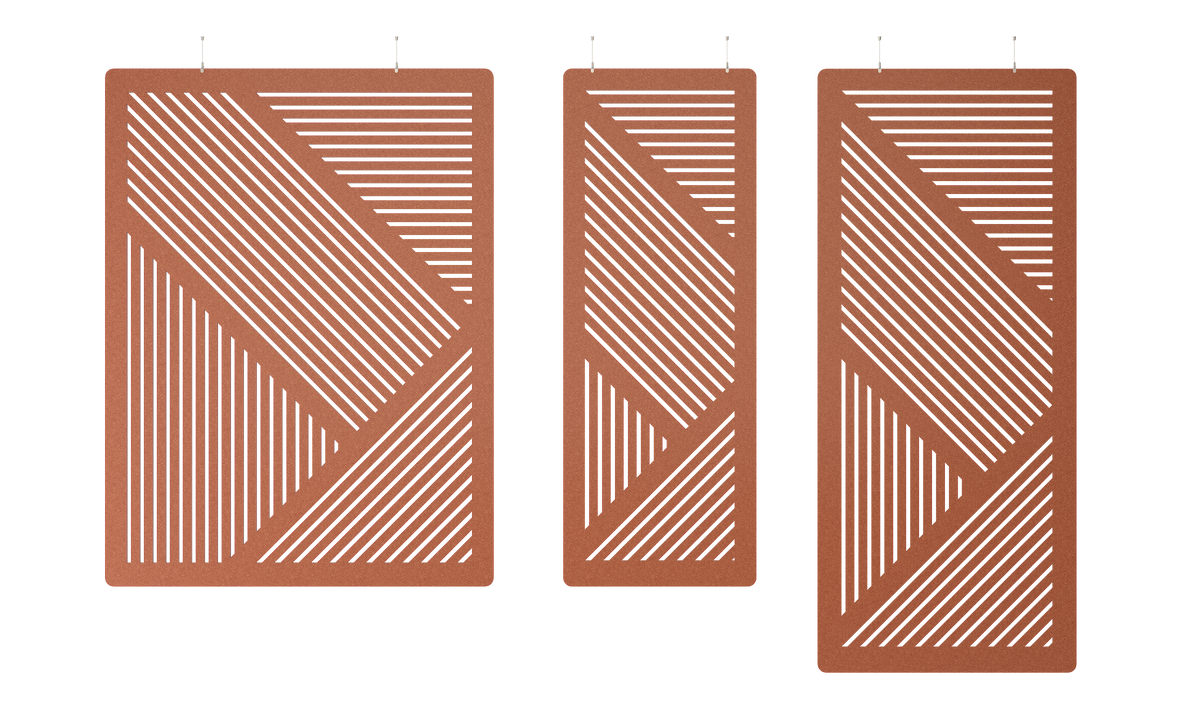 Raumtrenner Linea in Terracotta (239)
