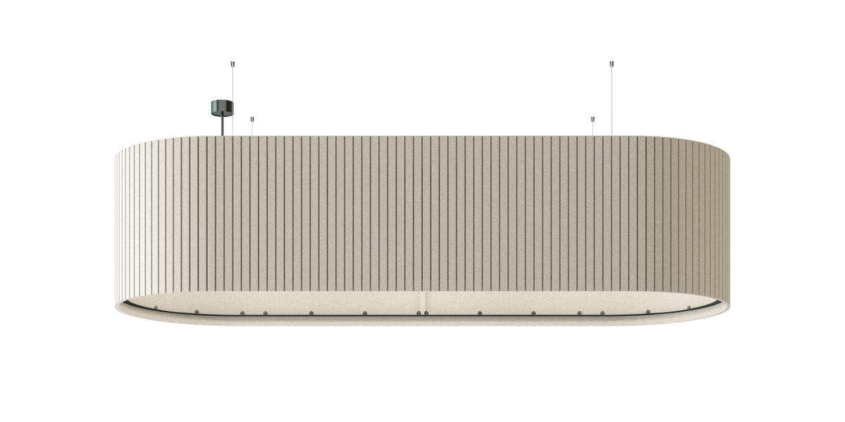 Akustikleuchte Umbra Long in Linen (107)
