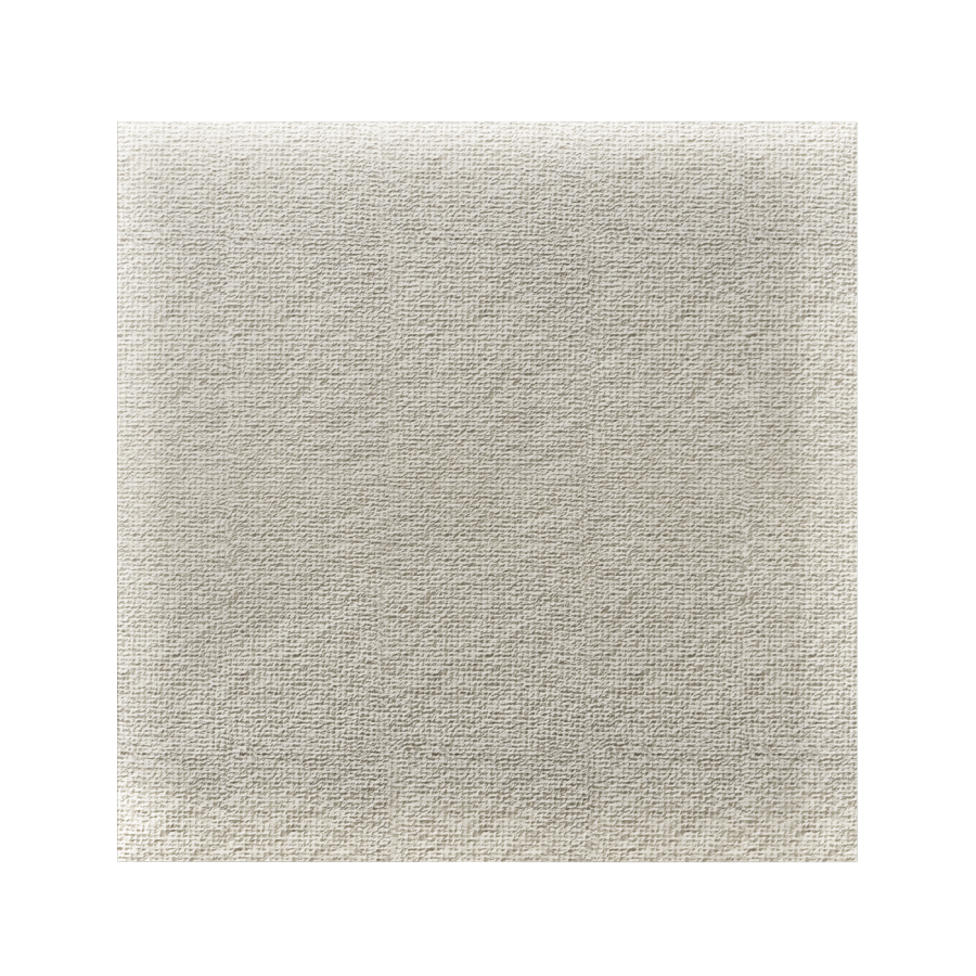 Archisonic Cotton Tofu – Akustische Wandverkleidung – Stoffprobe in hellem Beige mit strukturierter Oberfläche.