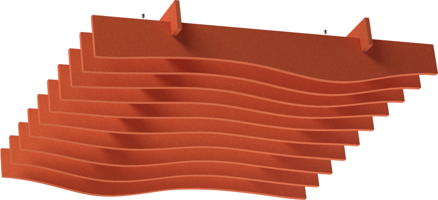 Wave Modular – Deckenbaffel von Impact Acoustic (Ansicht 2)