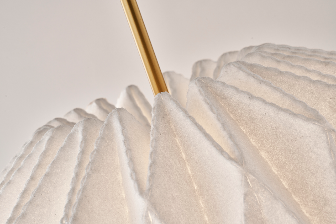 Modell 164 Softly Pleated I Pendelleuchte von LE KLINT, Anwendungsbeispiel