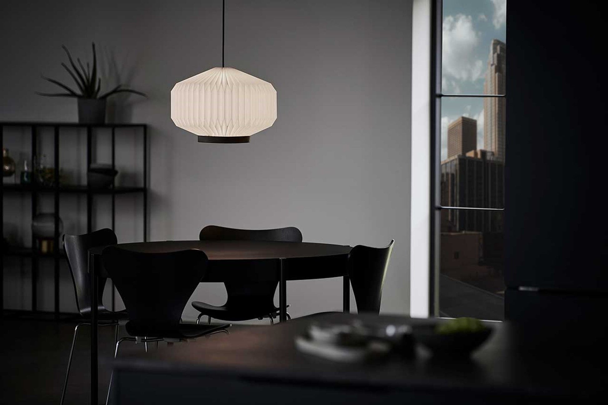 Modell 186 Shibui Pendelleuchte von LE KLINT, Anwendungsbeispiel