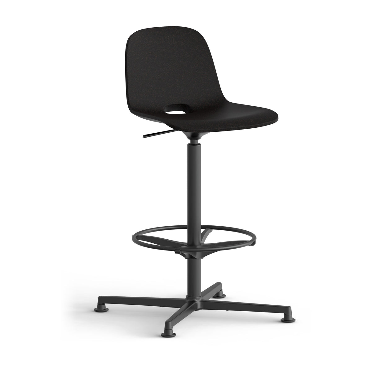 LOOPE ALLin Barhocker in BlackBrown, freigestellt