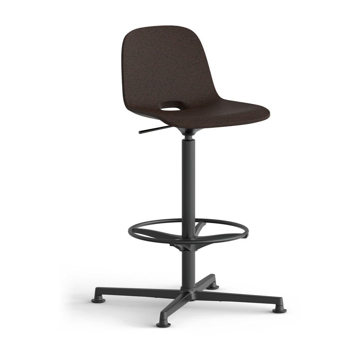 LOOPE ALLin Barhocker in BrownBlack, freigestellt
