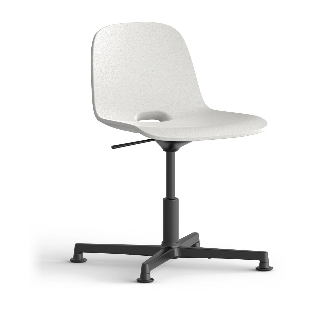 LOOPE ALLin Drehstuhl mit Gleitern in GrayBeige, freigestellt