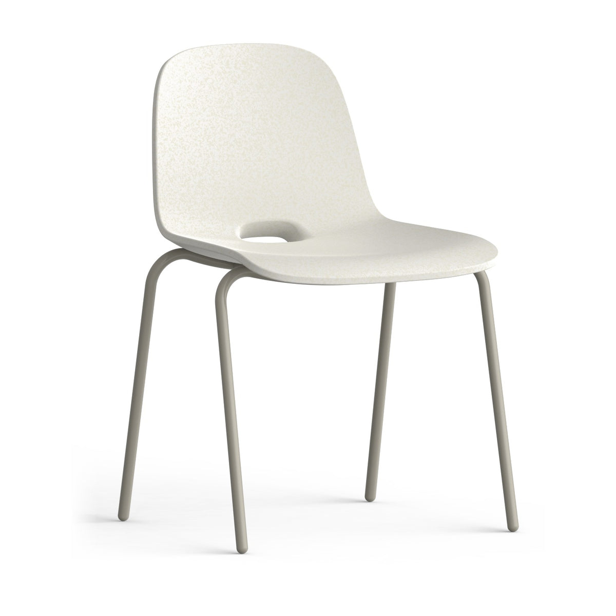 LOOPE ALLin Stuhl, Sitzschale YellowBeige, freigestellt