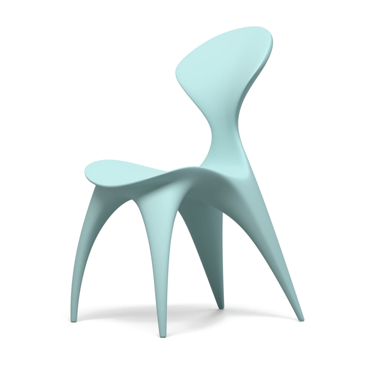 LOOPE ANIMA Stuhl in RAL 6027, freigestellt