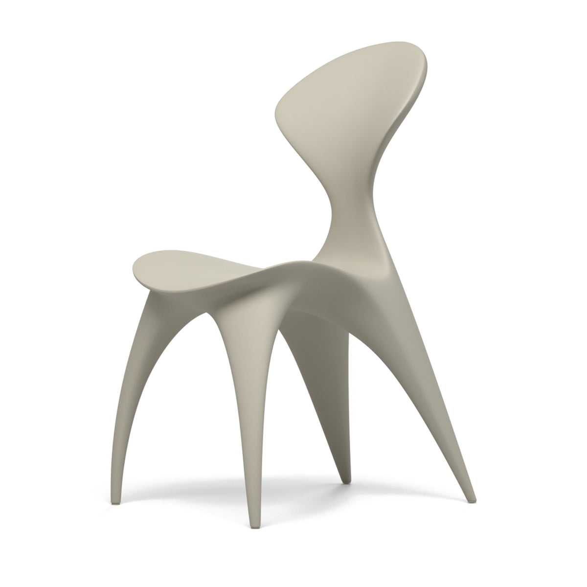 LOOPE ANIMA Stuhl in RAL 7044, freigestellt