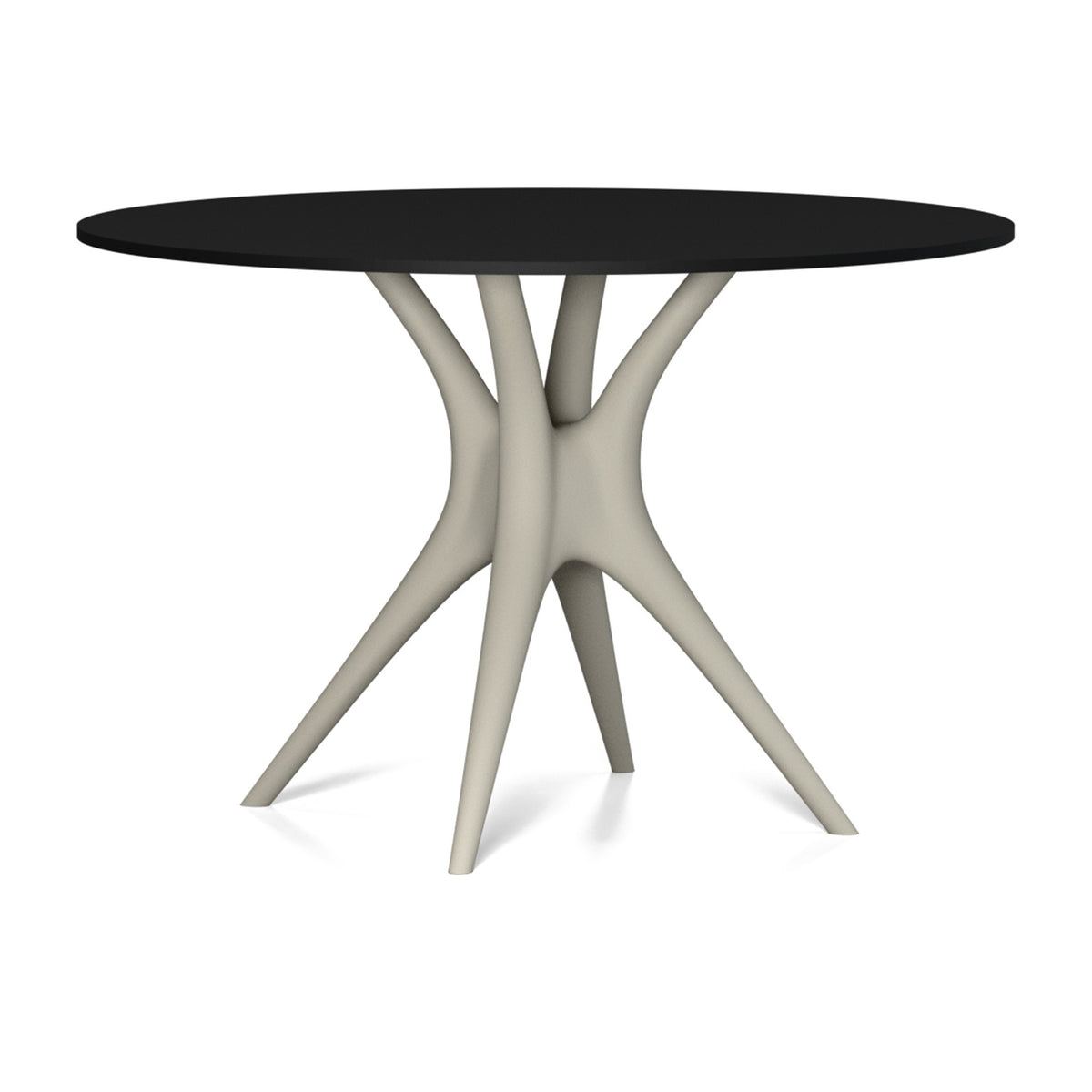 LOOPE ANIMA Tisch in RAL 7044, freigestellt