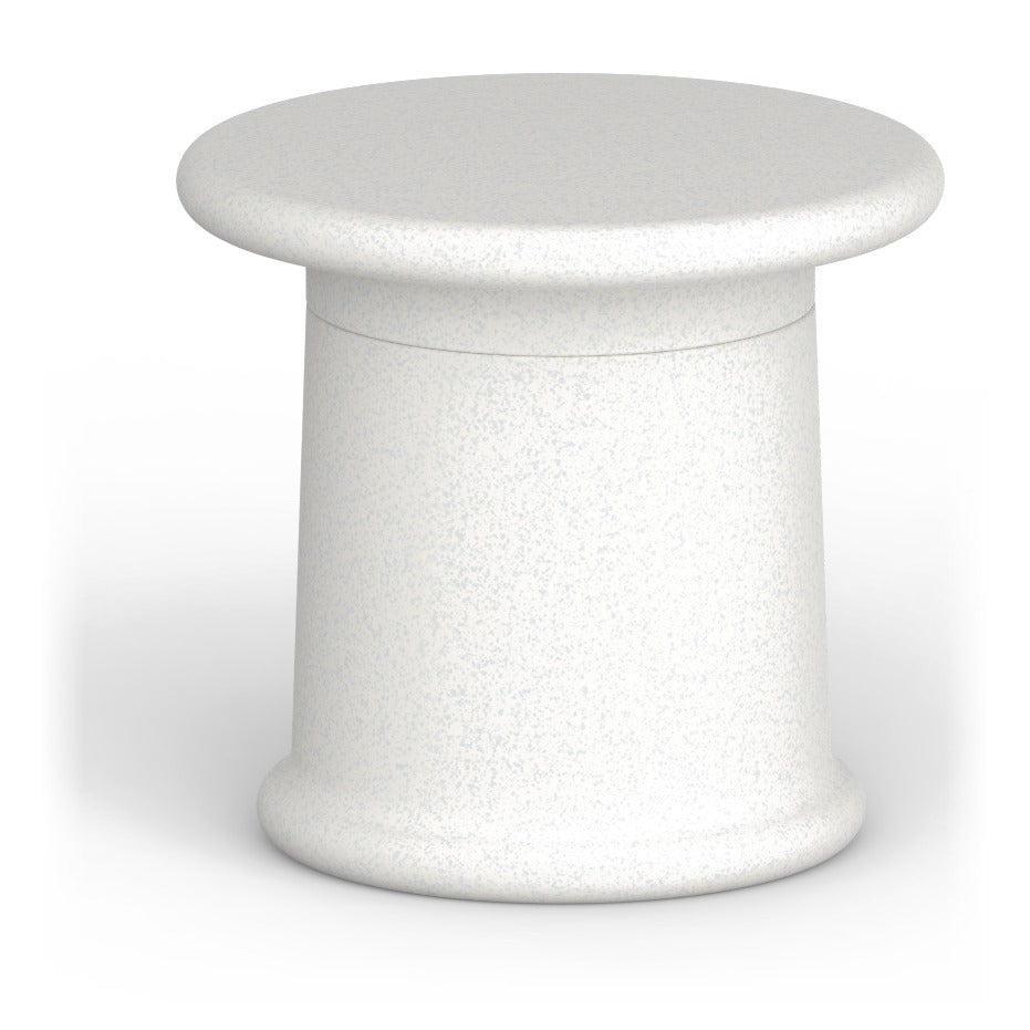 LOOPE ROUNDER Hocker in GrayBeige, freigestellt