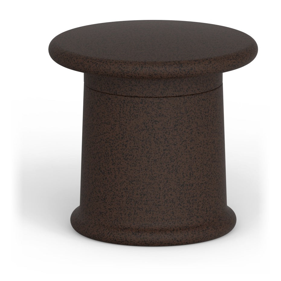 LOOPE ROUNDER Hocker in BrownBlack, freigestellt